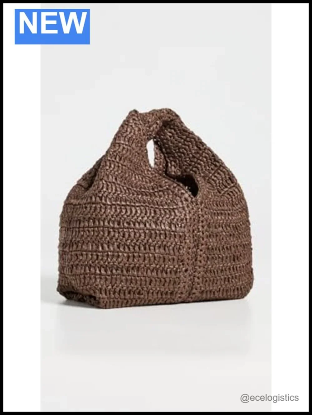 Raffia Top-Handle Hobo Bag - Summer Handbag, Shoulder Bag